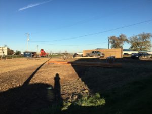 Construction begins on the new building at Alt Oil Company in Coopersville, MI