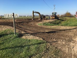 Ground work continues for Alt Oil Company's new building at Coopersville, MI location