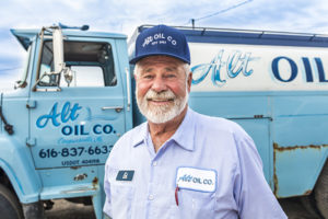 Alt Oil Company Founder Ed Alt has built this family-owned company on great pride and exceptional customer service!