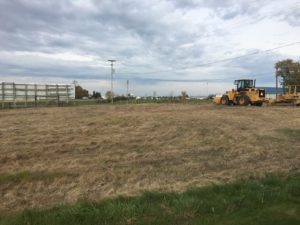 Site prep work is beginning for the new building at Alt Oil Company in Coopersville, MI.